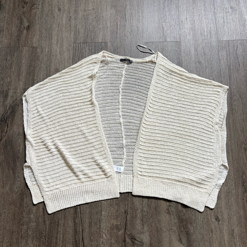 🎀 2 for $20sale 🎀 Lightweight Cream Knit Shrug